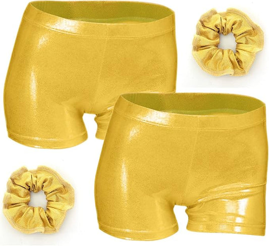 Aosva Little Big Girls' Sparkle Dance Tumbling Athletic Gymnastics Short 2-14Years