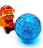 Bescon Translucent Blue Polyhedral Dice 100 Sides, D100 dice, 100 Sided Cube, Transparent D100 Game Dice