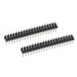 20Pcs 0.1" 2x20-pin Strip Dual Male Header Compatible for PCB, Breadboards, Raspberry Pi, Ardiuno Compatible with Raspberry Pi Zero GPIO