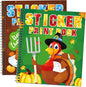 TBEEJ 2PCS Thanksgiving Day Crafts for Kids Ages 4-8 Sticker Paint Books Gift Party Create 20 Pictures（Sticker Sheets are Separate）