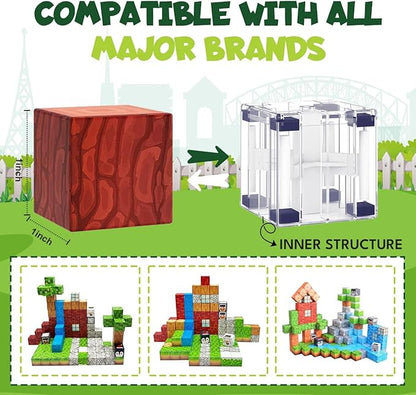 Magnetic Building Blocks 104PCS, Magnetic Blocks for Kids Ages 4-8, Magnetic Cubes STEM Building Toys for Boys Girls, Magnet Cubes for Sensory Montessori & Preschool Learning