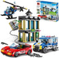 City Police Bank Building Sets, Compatible with Lego Police Bank, Includes Car, Bank, Helicopter, Police Chase Building Blocks Toy Set Gift for Kids 6 Plus Years Old（655 PCS）