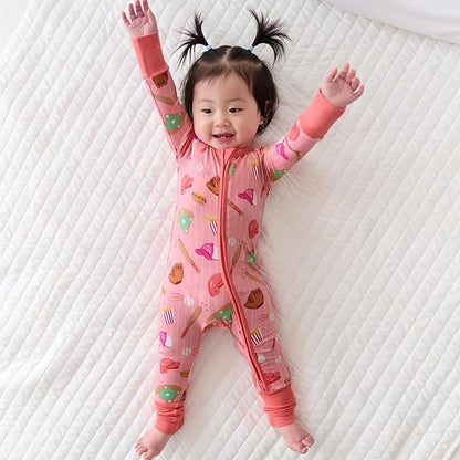 Little Sleepies Pajamas for Baby Boys & Girls, Viscose from Bamboo Baby Pajamas, Preemie & Newborn Sleepers, 2-Way Zipper PJs