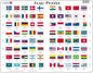 Larsen Puzzles Flags of The World 80 Piece Children's Educational Jigsaw Puzzle