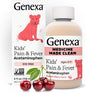 Genexa Children's Clean Acetaminophen | Pediatrician Preferred Ingredients | Pain & Fever Reducer for Kids | Dye Free, 0% Artificial Additives | Ages 2-11, Delicious Organic Cherry Liquid, 4 fl oz