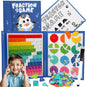 2026 New Magnetic Fraction Demonstration Book for Kids, 102 Pcs Magnetic Fraction Tiles & Fraction Circles, Educational Puzzle Math Fraction Manipulatives Disc Set for Early Math Skills (B)