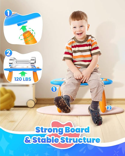 Toddlers Toys Ages 1-3, Magnetic Drawing Board, Doodle Board Pad Learning and Educational Toys for 18 Months Baby 1-3 Yr Kids Birthday Gifts - Blue