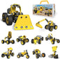 STEM Toys for 5-8 Year Old Boys, 10-in-1 Electric Toy Building Blocks for Kids Ages 4-8 Educational Construction Science Kit, Creative Activities for Boys 4-6, 8-10 Birthday & Holiday Idea Gift