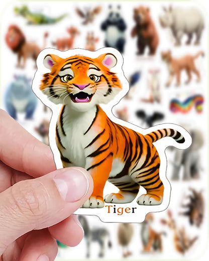 2pack Reusable Sticker Books for Kids 2-4,Vehicle Cars & Animals 3D Jelly Stickers Activity Busy Book for Toddlers Boys Girls Road Trip Airplane Train Car Travel Essentials Toy - 112pcs Stickers