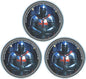Knight Templar Challenge Coin Armor Red Cross Shield Faith and Bravery Coin Collection (Pack of 3)