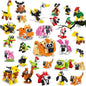 HOGOKIDS 60 Kinds Party Favors for Kids, 20 Pack 3-in-1 Animals Building Block Toy Sets for Goodie Bags Stocking Stuffer Classroom Prizes Birthday Christmas Easter Gifts for Boys Girls Ages 6-12+