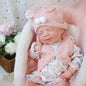 Reborn Baby Dolls Silicone Full Body 18.89in Weighted Real Life Closed-Eyes Girl Dolls Lifelike Newborn Baby Soft Body Flexible Limbs Not Vinyl
