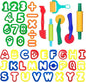 Clay and Play Dough Tools Six Piece Set - Ages 3 & Up DIMROM (47pcs)