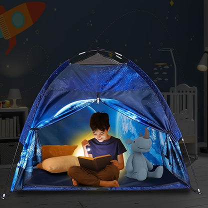 Kids Play Tent Lucky Castle Playhouse for Kid Easy Fun Dome Tent Camping Tent Indoor and Outdoor Imaginative Play Perfect Kid's Gift