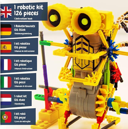 Science4you Robotics Betabot - Stem Robotics Kit for Kids 8-12+, 126 Pieces Included, Robot Building Kit for Kids, Robot Toys, Game, Gift for Boys and Girls Ages 8 9 10+