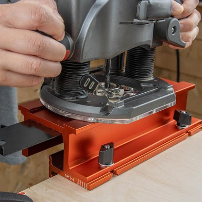 O'SKOOL Mortise and Tenon Jig is Ideal for cabinets, Chairs, and Table Construction Using a Plunge Router