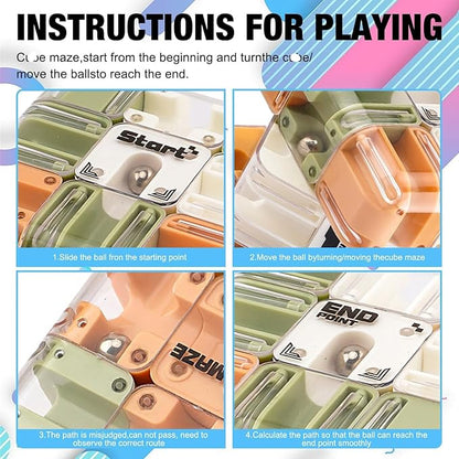 Large 3D Labyrinth Puzzle, Engaging Brain Teaser Toy, Mind Teaser Challenge Game, Cultivate Logical Thinking