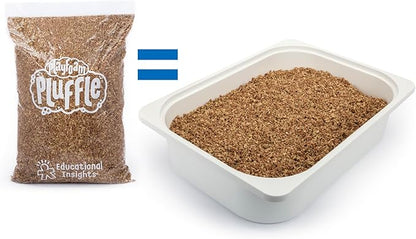 Educational Insights Pluffle® Sand Bulk Pack - Sensory Bin Foam Set, No Mess Alternative to Sand Toys & Slime for Toddlers at Home or in The Classroom, Fun Sensory Table Filler, Gift for Kids Ages 3+