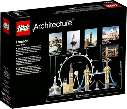 LEGO Architecture London Skyline Collection 21034 Building Set Model Kit and Gift for Kids and Adults (468 pieces)