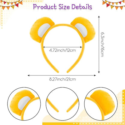 Halloween Bear Costume Accessories Bear Ear Headband and Tutu Skirt Set for Halloween Cosplay Party Dress Up