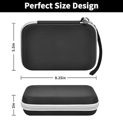 casmilee Case Compatible with Giiker Super Slide Brain Games, Brain Teaser Puzzles Organizer Storage Bag, Flow Slider Puzzle Game Holder (Black)