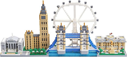 London Skyline Architecture Miniature Building Block Set, Architecture Series Model Toy, Present for Adults and Children (3430 Pieces)