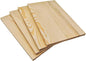 4PCS Rectangle Wood Boards Unfinished Wood Blocks for Crafting, 9.8x5.9x0.4in Blank Whittling Wooden Blocks for Wood Carving,Painting & Burning