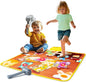 HmiL-U Whack a Mole Game Mat for Kids Ages 3-6 |Pounding Game for Kids with LED Lights & 2 Hammers|Interactive Educational Toy with Sound and Light|Christmas Birthday Gifts for Toddlers