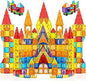 Magnetic Tiles 150 PCS with 2 Cars - STEM Building Blocks for Kids,Safe Magnatiles for 3+ Preschool Toddlers, Educational Gift for Boys & Girls