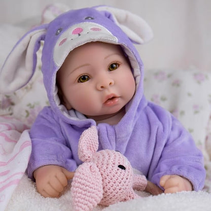 Real Life Baby Dolls - 17" Lifelike Baby Dolls, Soft Baby Doll with Open Eyes, Gifts for 3+ Years