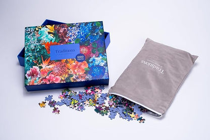 Ombre Bloom | Traditions by Mosaic Puzzles - 1000 Piece Puzzles