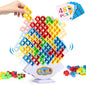 48 Pcs Tetra Tower Game,Family Board for 2 Players Family Games, Building Blocks Stacking Balance Games Toys for Kids, Adults, Friends, Classroom, Family and Travel Party