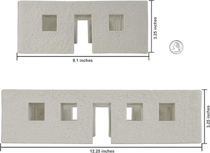 BMC WW2 Bunker Walls - Plastic Army Men Playset Accessory