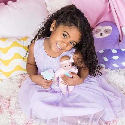 ADORA Be Bright Collections - Tots and Friends, 8.5” Baby Doll and Spirit Plush Animal, Made in Sweet Baby Powder Scent and Machine Washable, Birthday Gift for Ages 3+ - Baby Bear