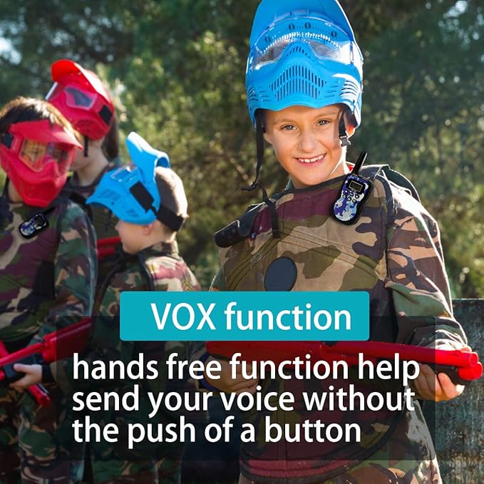 Walkie Talkie for Kids, Toys for 3-12 Year Old Boys Girls with Backlit LCD Display and Flashlight Range Up to 3 KM Gifts for 3-12 Year Old Boys Girls