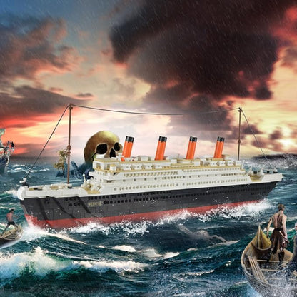 SuSenGo Building Bricks for Titanic 1021 Pieces Block Model Kit