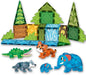 Magnetic Tiles Set Jungle Animals Theme Toys, Magnet Tiles Building Blocks Toys for Kids Ages 4-8