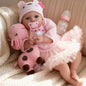 CHAREX Lifelike Reborn Baby Dolls - 22 Inch Realistic Newborn Baby Doll Soft Body Real Life Baby Dolls Girl with Accessories Gifts for Kids Age 3 + & Collection