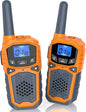 Woktok Kids Walkie Talkies, Long Range 2 Way Radio 22 Channel, Durable Toy Birthday Gifts for 6-12 Year Old Boys and Girls, Handheld Walkies Talkie for Outside Hiking Camping（No Batteries）