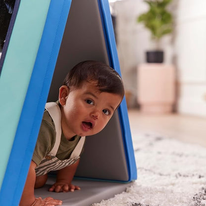 ECR4Kids SoftZone Folding Floor Mirror, Sensory Toy, Contemporary