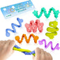 Fidget Toys Sensory Sticks (6 Pack) - Textured Stress Relief Toys for Kids - Sensory Toys for Autism, ADHD, Stress Relief - Calming Classroom Must Haves, Travel Essentials for Kids & Adults