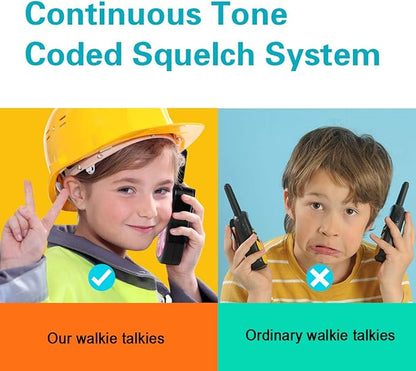 Walkie Talkie for Kids, Toys for 3-12 Year Old Boys Girls with Backlit LCD Display and Flashlight Range Up to 3 KM Gifts for 3-12 Year Old Boys Girls