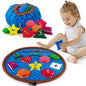 beetoy Shapes Bean Bags Matching Game - Toddler Preschool Learning Activities Memory for Numbers, Shapes, Colors, Words, Preschool Classroom Must Haves Learning Toys for Toddlers (10PCS) (Multicolor)