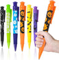 Letapapa Halloween Party Favor for Kids, 48 Pcs Halloween Jumbo Pens in 6 Designs, Halloween Toys, Goodie Bag Stuffers Fillers, Trick or Treat, School Classroom Rewards