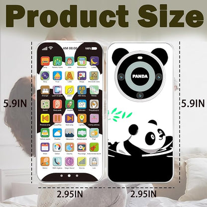Kids Phone with 10,000+ Educational Content, Rechargeable Toddler Learning Phone with Music & Sounds, Pretend Play Cell Phone for Boys & Girls Ages, Best Gift for Toddler Toys