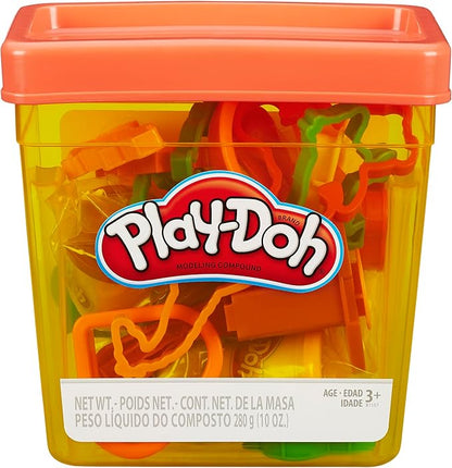 Play-Doh Fun Tub Set, 19 Accessories & Reusable Storage Container, Preschool Toys, Kids Arts & Crafts, Back to School Gifts, Ages 3+ (Amazon Exclusive)