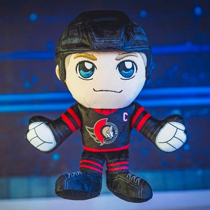 Bleacher Creatures Ottawa Senators Brady Tkachuk 8" NHL Kuricha Sitting Plush - Soft Chibi Inspired NHL Superstar