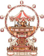 3D Puzzles for Adults, Wooden 3D Puzzle Model Surprise Amusement Park Music Box Toys Building Kits, DIY Wood Crafts Cool Toy Hobbies for Men Women, Creative Assembly Gifts