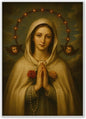 500-piece Prayer to Our Lady - Halo and Cherubim Adult Wooden Puzzle, Intellectual Challenge, Stress-Relieving Puzzle, Relaxing Family Activity, Decoration, Size: 20.5 x 15 in
