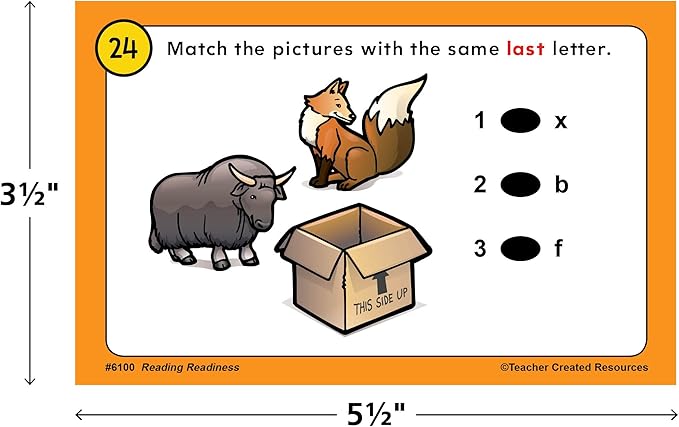 Teacher Created Resources Power Pen Learning Cards: Reading Readiness